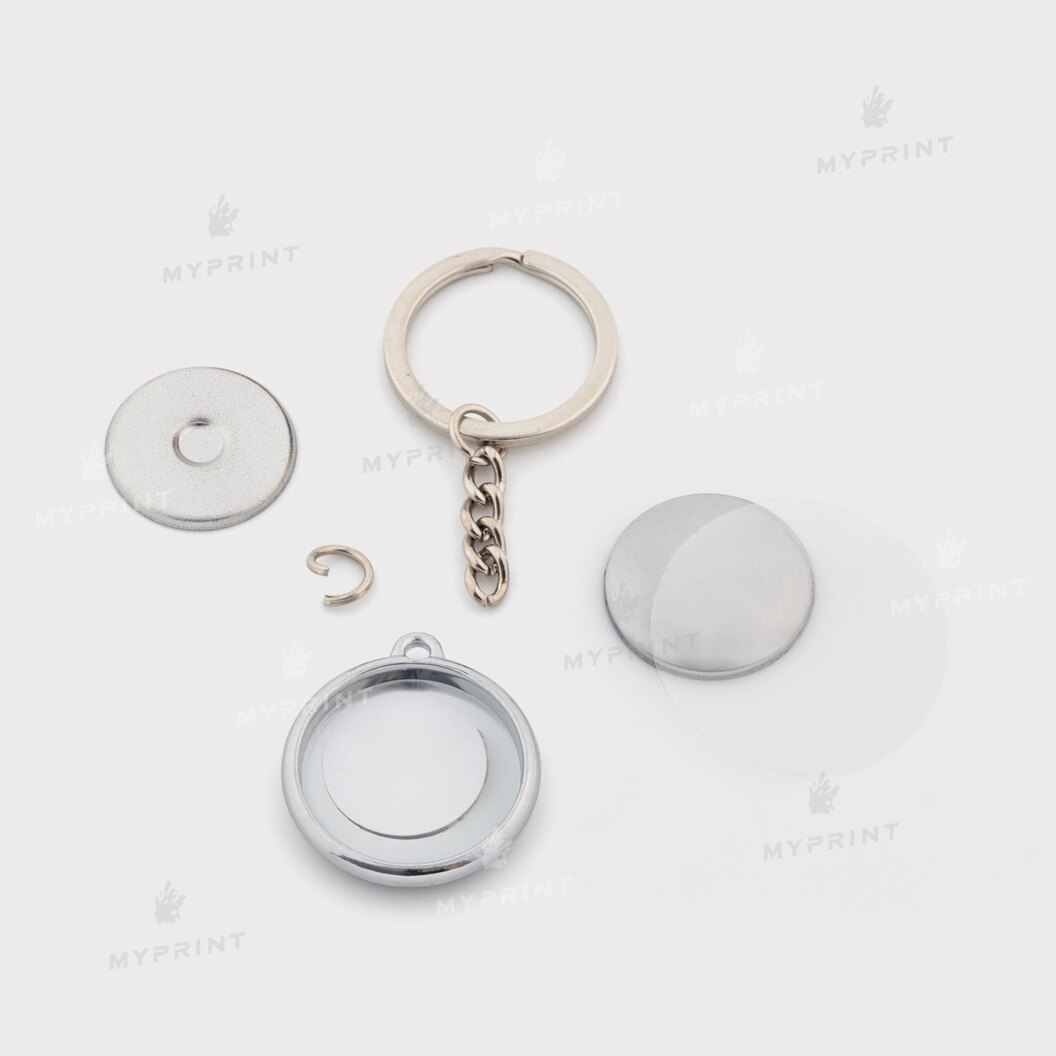 Заготовка для закатного брелока одностороннього 25 мм My Print mk25ss (11882) - фото 2 Заготовка для закатного брелока одностороннього 25 мм My Print mk25ss (11882) - фото 2 - Обладнання і заготовки для значків магнітів брелоків