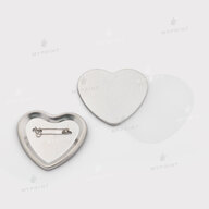 Blank for heart-shaped button badge 52*57 mm My Print mp5257m (11979) - фото 2 Blank for heart-shaped button badge 52*57 mm My Print mp5257m (11979) - фото 2 - Equipment and blanks for badges magnets key rings