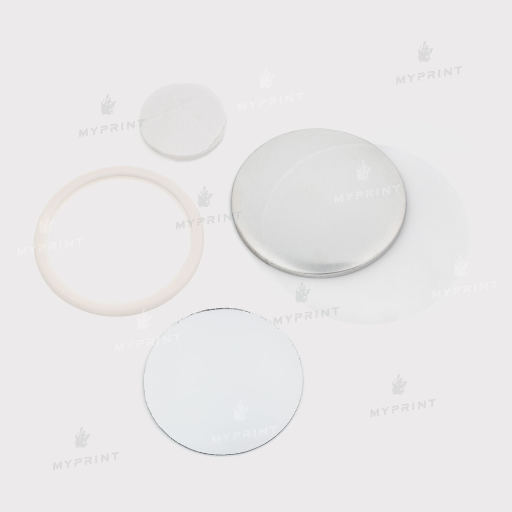 Заготовка для закатного дзеркала з пластиковим обідком 75 мм My Print mb75pr (11898) - фото 2 Заготовка для закатного дзеркала з пластиковим обідком 75 мм My Print mb75pr (11898) - фото 2 - Обладнання і заготовки для значків магнітів брелоків