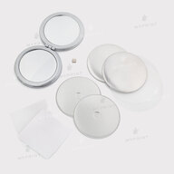 Заготовка для закатного дзеркала двостороннього 75 мм My Print mb75ds (11900) - фото 3 Заготовка для закатного дзеркала двостороннього 75 мм My Print mb75ds (11900) - фото 3 - Обладнання і заготовки для значків магнітів брелоків