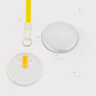 Заготовка для закатної медалі 75 мм з жовтою стрічкою My Print ptb75 (11918) - фото 2 Заготовка для закатної медалі 75 мм з жовтою стрічкою My Print ptb75 (11918) - фото 2 - Обладнання і заготовки для значків магнітів брелоків