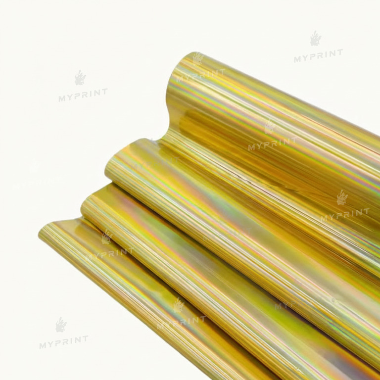 Foil for laminator (toner-sensitive) My Print Gold Holographic Foil, roll 0.32*10 m (11598)  Foil for laminator (toner-sensitive) My Print Gold Holographic Foil, roll 0.32*10 m (11598)
