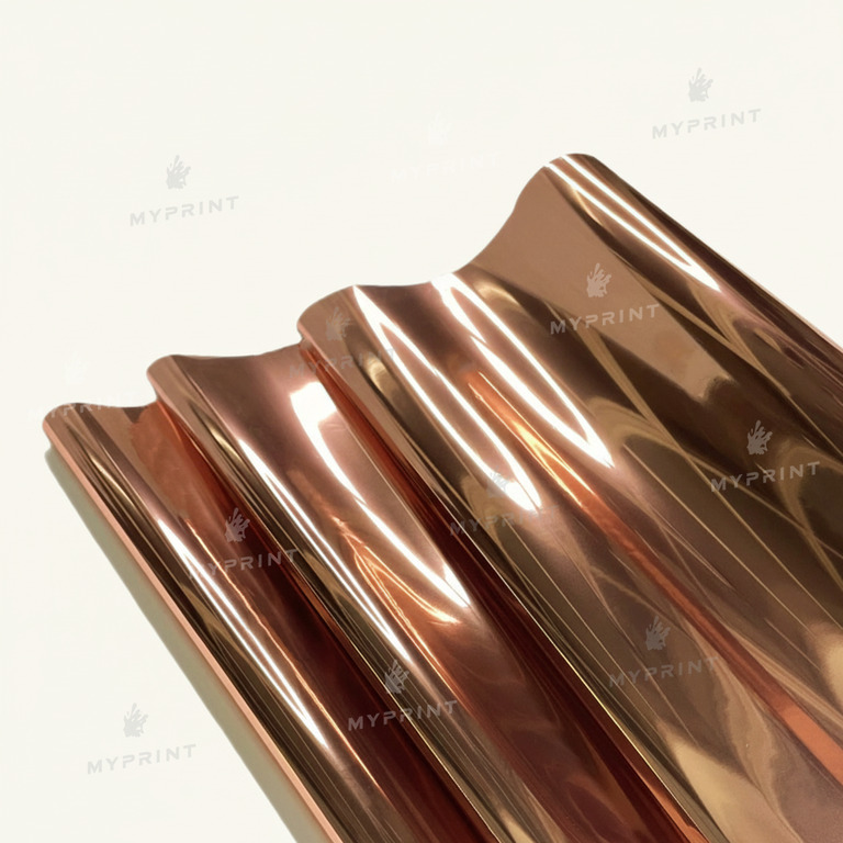 Foil for laminator (toner-sensitive) My Print Rose Gold Foil, roll 0.32*10 m (11592)  Foil for laminator (toner-sensitive) My Print Rose Gold Foil, roll 0.32*10 m (11592)