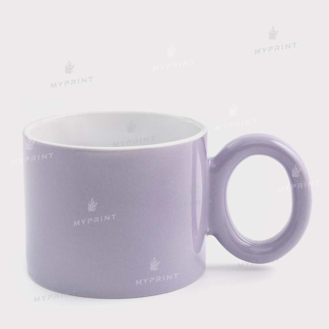 Кружка для сублимации цветная с круглой ручкой светло-пурпурная (400 мл) (12159) - фото 1 Кружка для сублимации цветная с круглой ручкой светло-пурпурная (400 мл) (12159) - фото 1 - Заготовки для сублимации
