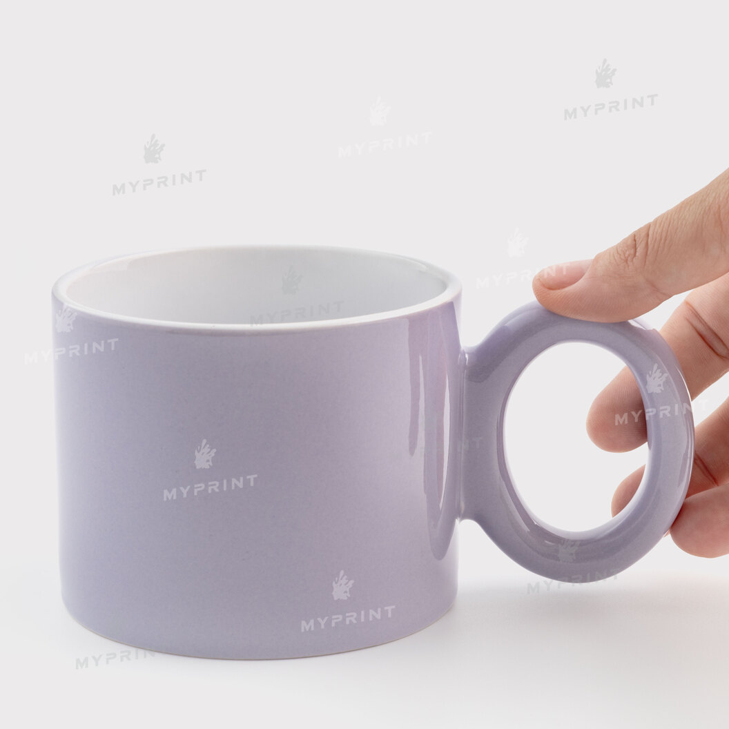Кружка для сублимации цветная с круглой ручкой светло-пурпурная (400 мл) (12159) - фото 2 Кружка для сублимации цветная с круглой ручкой светло-пурпурная (400 мл) (12159) - фото 2 - Заготовки для сублимации