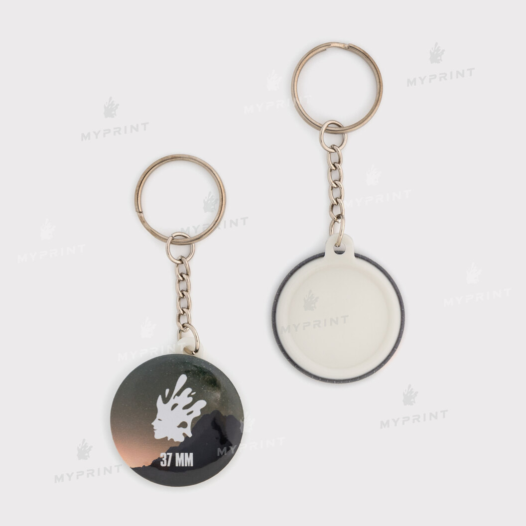 Заготовка для закатного брелока 37 мм (11424) - фото 1 Заготовка для закатного брелока 37 мм (11424) - фото 1 - Обладнання і заготовки для значків магнітів брелоків