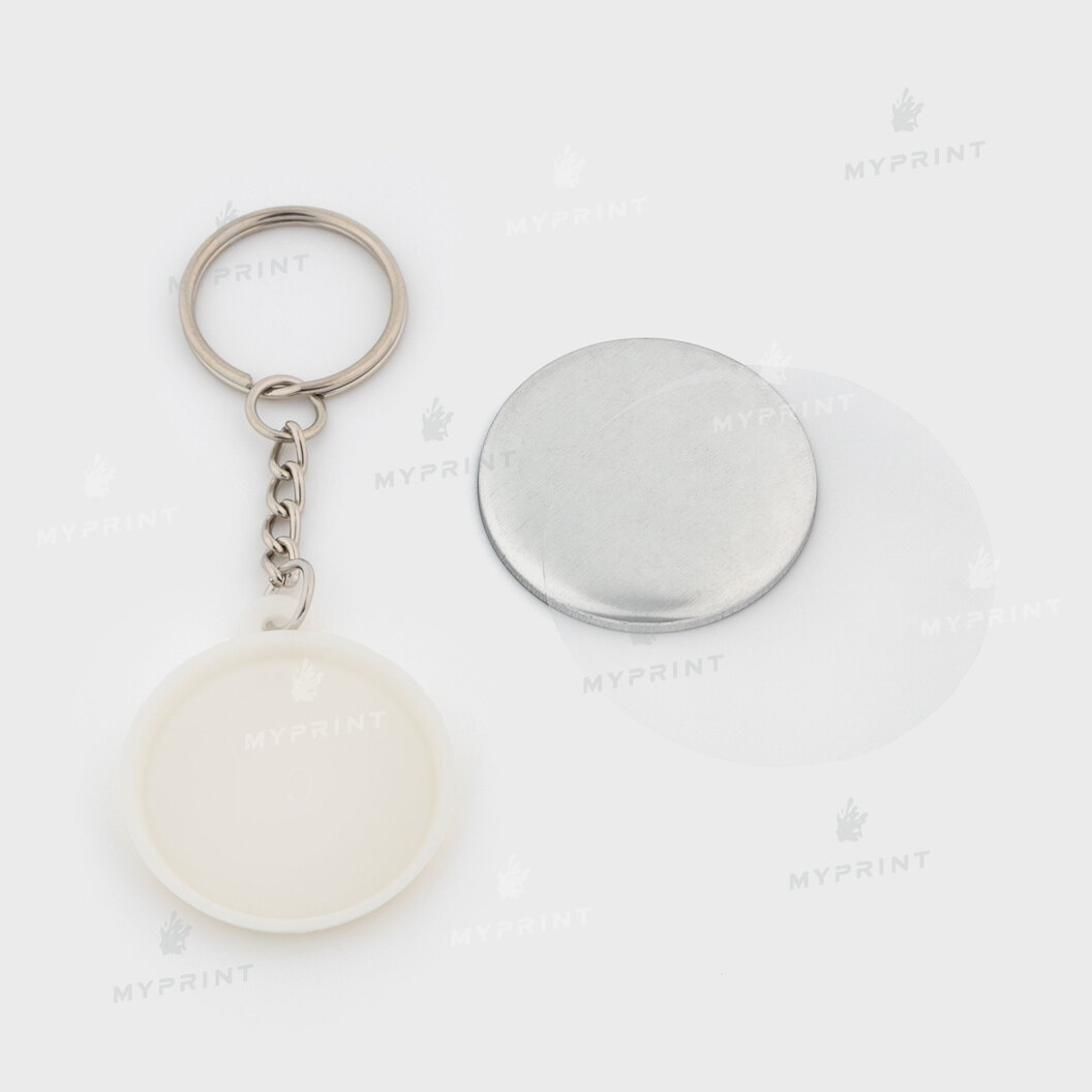Заготовка для закатного брелока 37 мм (11424) - фото 2 Заготовка для закатного брелока 37 мм (11424) - фото 2 - Обладнання і заготовки для значків магнітів брелоків