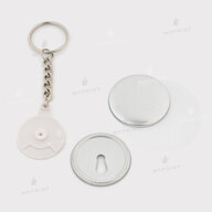 37mm Versa-Back Keychain (11426) - фото 2 37mm Versa-Back Keychain (11426) - фото 2 - Equipment and blanks for badges magnets key rings
