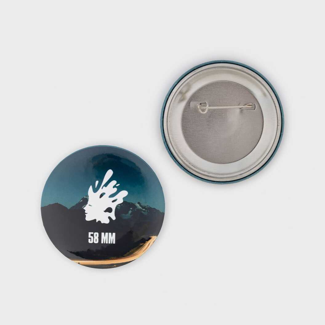 Blank for sunset badge 58 mm (0210) - фото 1 Blank for sunset badge 58 mm (0210) - фото 1 - Equipment and blanks for badges magnets key rings