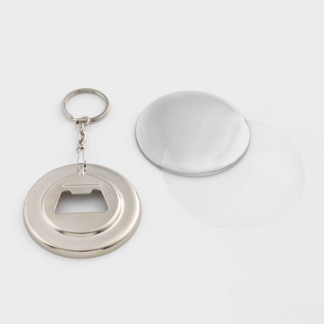 Заготовка для закатного брелока-відкривачки 58 мм (0217) - фото 2 Заготовка для закатного брелока-відкривачки 58 мм (0217) - фото 2 - Обладнання і заготовки для значків магнітів брелоків