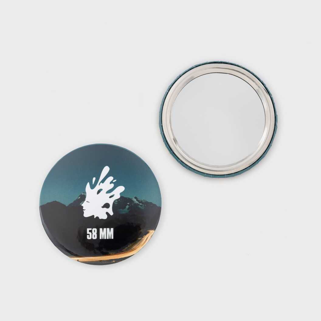 Заготовка для закатного дзеркала 58 мм (0219) - фото 1 Заготовка для закатного дзеркала 58 мм (0219) - фото 1 - Обладнання і заготовки для значків магнітів брелоків