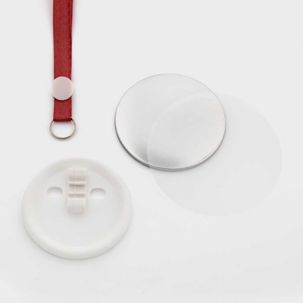 Заготовка для закатної медалі 58 мм з бордовою стрічкою (6278) - фото 2 Заготовка для закатної медалі 58 мм з бордовою стрічкою (6278) - фото 2 - Обладнання і заготовки для значків магнітів брелоків