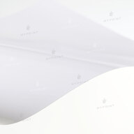 Самоклеюча плівка глянцева біла GL02 1 пог. м. (1*0,3 м) (8502) - фото 2 - Плотери і матеріали для порізки