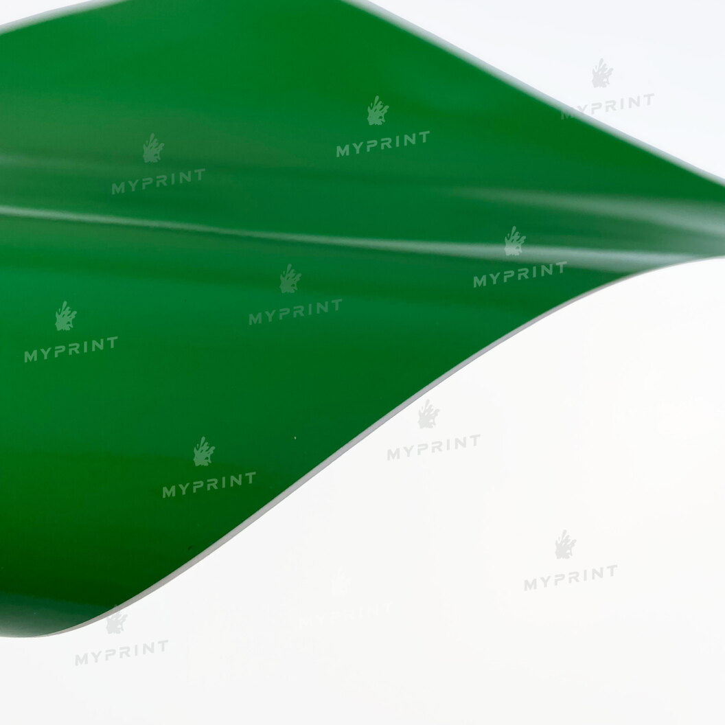 Самоклеюча плівка глянцева зелена GL34 1 пог. м. (1*0,3 м) (8506) - фото 2 - Плотери і матеріали для порізки