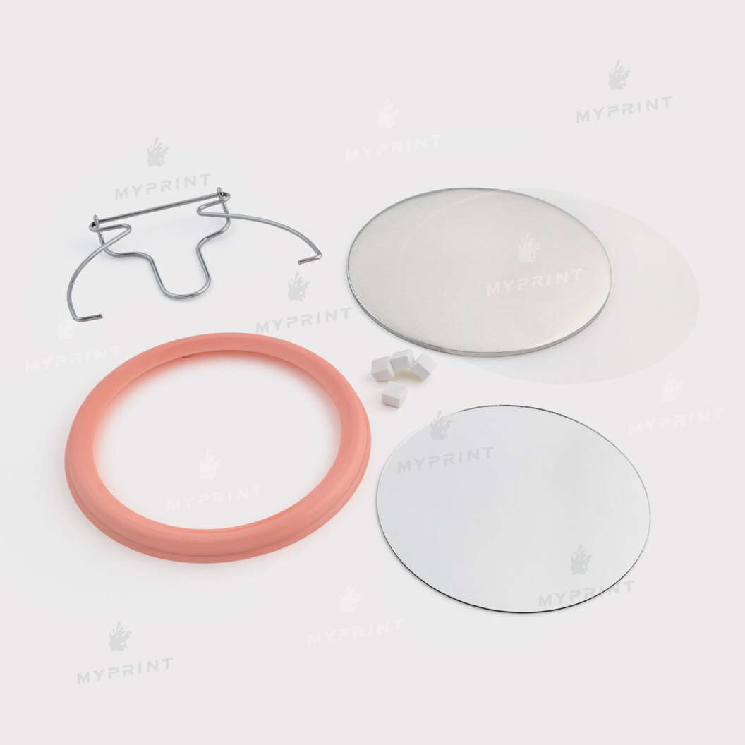 Заготовка для закатного дзеркала 158 мм (11435) - фото 3 - Обладнання і заготовки для значків магнітів брелоків