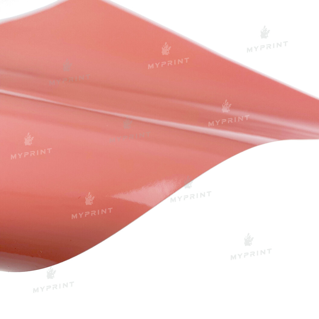 Самоклеюча плівка глянцева персикова GL13 1 пог. м. (1*0,3 м) (8509) - фото 2 - Плотери і матеріали для порізки