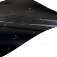 Самоклеюча плівка глянцева чорна GL01 1 пог. м. (1*0,3 м) (8516) - фото 2 - Плотери і матеріали для порізки