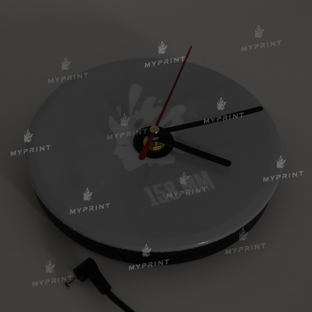 158mm LED Clock(w/ Adaptor) (11440) - фото 2 158mm LED Clock(w/ Adaptor) (11440) - фото 2 - Equipment and blanks for badges magnets key rings