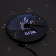 158mm LED Clock(w/ Adaptor) (11440) - фото 3 158mm LED Clock(w/ Adaptor) (11440) - фото 3 - Equipment and blanks for badges magnets key rings