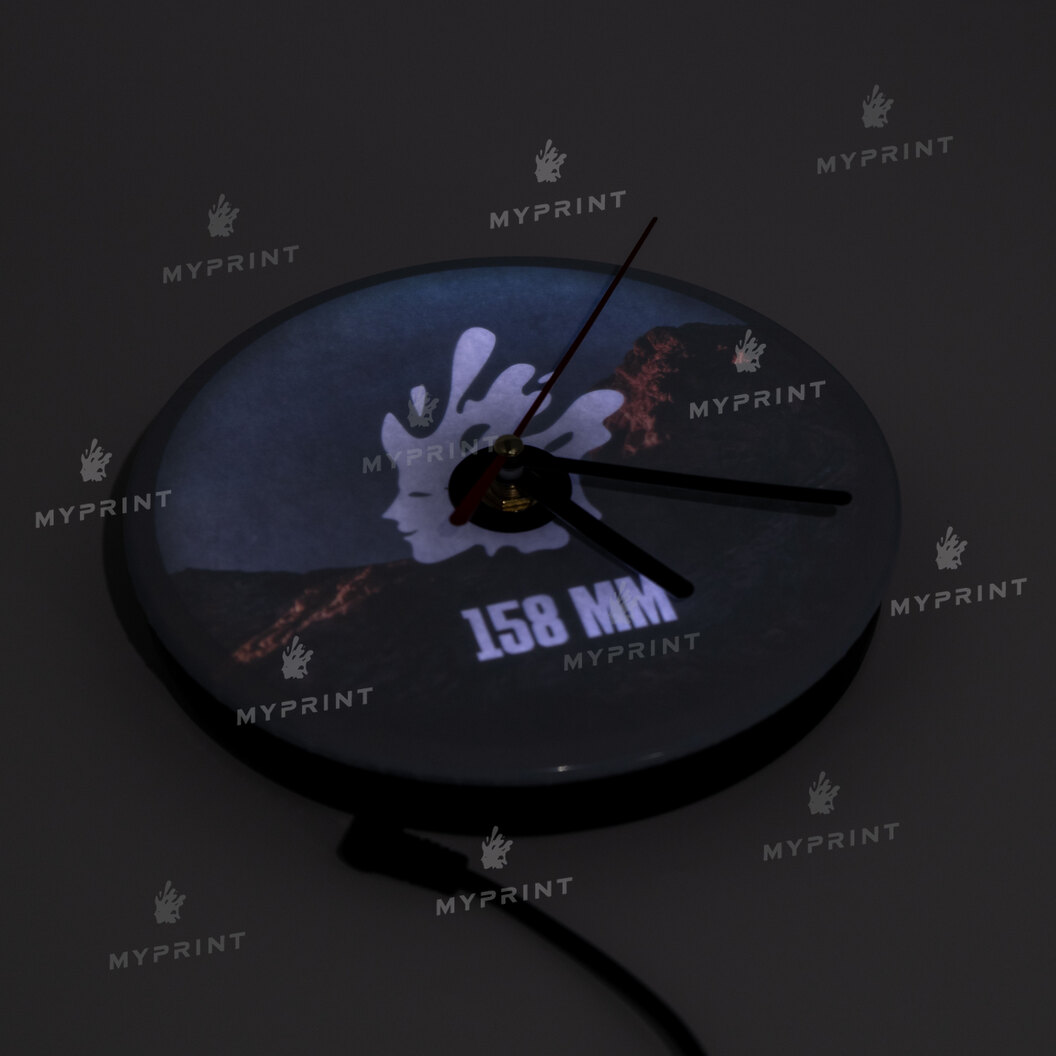 158mm LED Clock(w/ Adaptor) (11440) - фото 3 158mm LED Clock(w/ Adaptor) (11440) - фото 3 - Equipment and blanks for badges magnets key rings