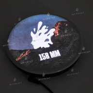 158mm LED Sign (w/ Adaptor) (11441) - фото 3 158mm LED Sign (w/ Adaptor) (11441) - фото 3 - Equipment and blanks for badges magnets key rings