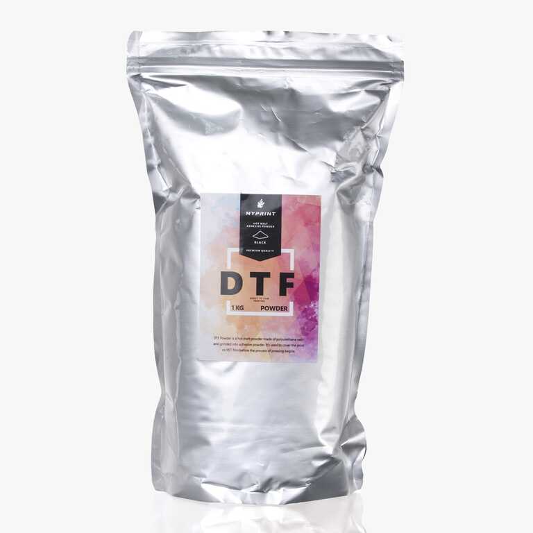 Порошковый термоклей для DTF печати My Print черный, 1 кг (8084)  Порошковый термоклей для DTF печати My Print черный, 1 кг (8084)