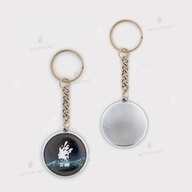 Заготовка для закатного брелока одностороннього 32 мм (6997) - фото 1 Заготовка для закатного брелока одностороннього 32 мм (6997) - фото 1 - Обладнання і заготовки для значків магнітів брелоків