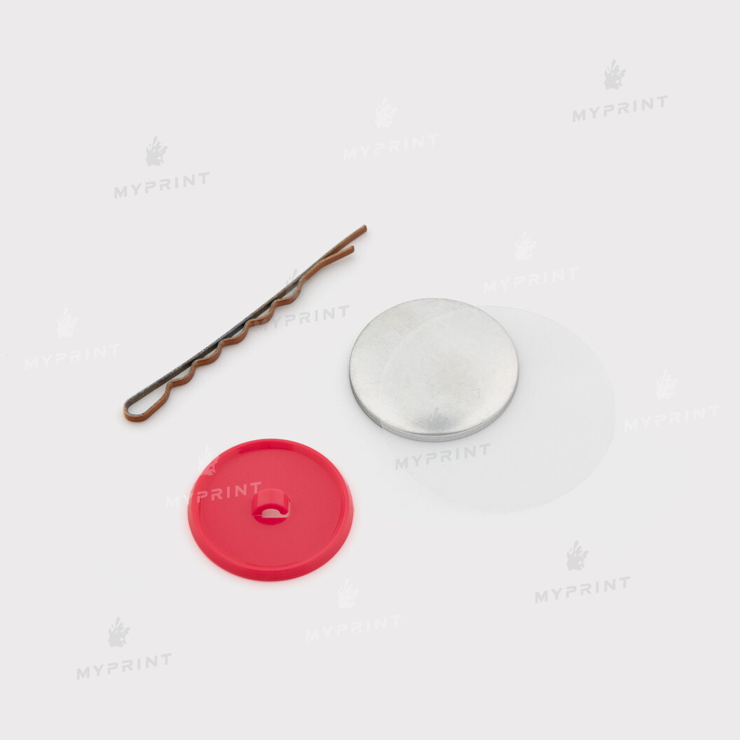 Заготовка для закатної заколки-невидимки 32 мм (8878) - фото 2 Заготовка для закатної заколки-невидимки 32 мм (8878) - фото 2 - Обладнання і заготовки для значків магнітів брелоків