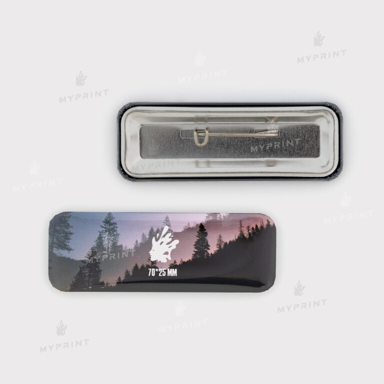 Заготовка для закатного значка 70*25 мм (10801) 