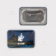 Заготовка для закатного значка 60*40 мм (6985) - фото 1 Заготовка для закатного значка 60*40 мм (6985) - фото 1 - Обладнання і заготовки для значків магнітів брелоків