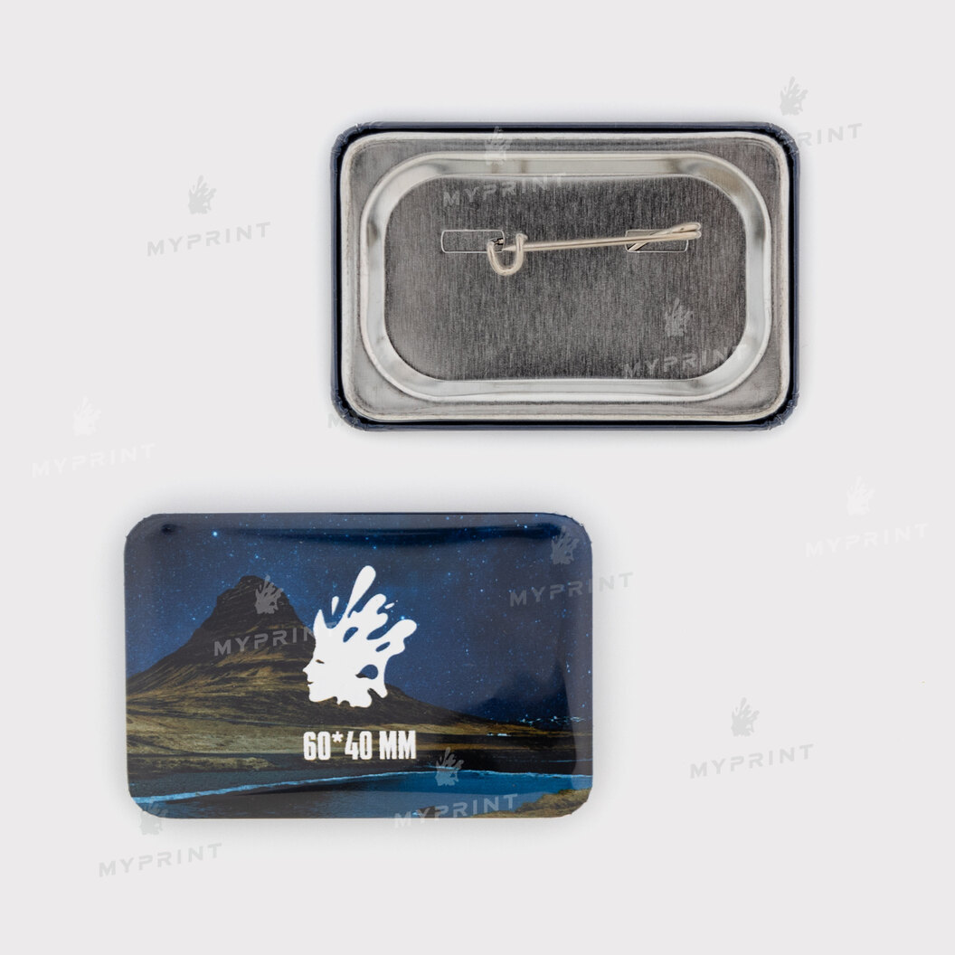 Заготовка для закатного значка 60*40 мм (6985) - фото 1 Заготовка для закатного значка 60*40 мм (6985) - фото 1 - Обладнання і заготовки для значків магнітів брелоків