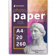 Фотопапір My Print сатиновий 260 г/м², А4, 20 аркушів (12347) - фото 1 Фотопапір My Print сатиновий 260 г/м², А4, 20 аркушів (12347) - фото 1 - Поліграфічне обладнання і матеріали