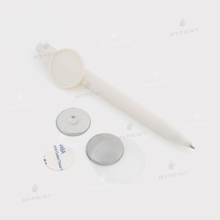 Заготовка для закатної ручки біла 25 мм (7004) 