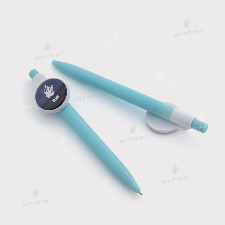 Заготовка для закатної ручки блакитна 25 мм (7006) 