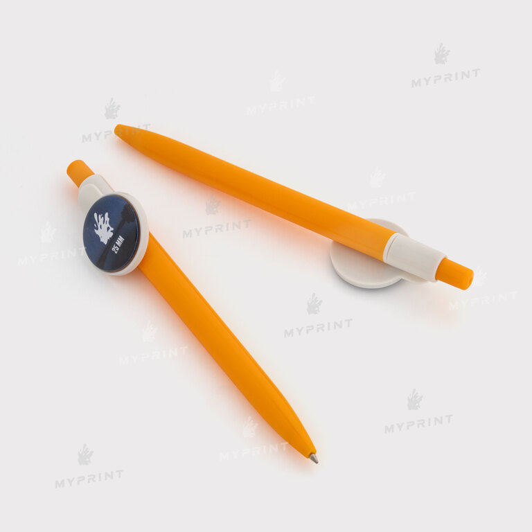 Заготовка для закатної ручки помаранчева 25 мм (7008) 