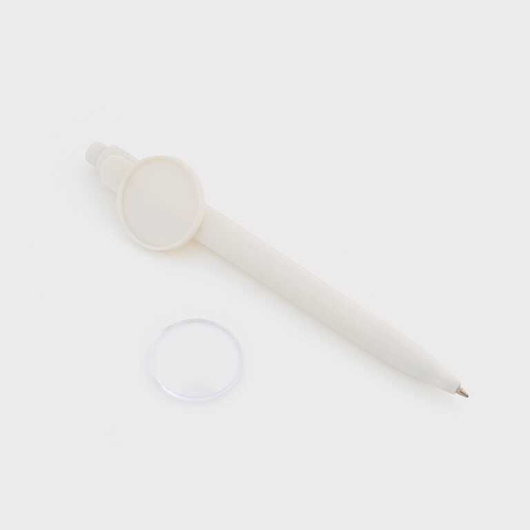 The blank for the pen is self-assembling, white, 25 mm (7009)  The blank for the pen is self-assembling, white, 25 mm (7009)