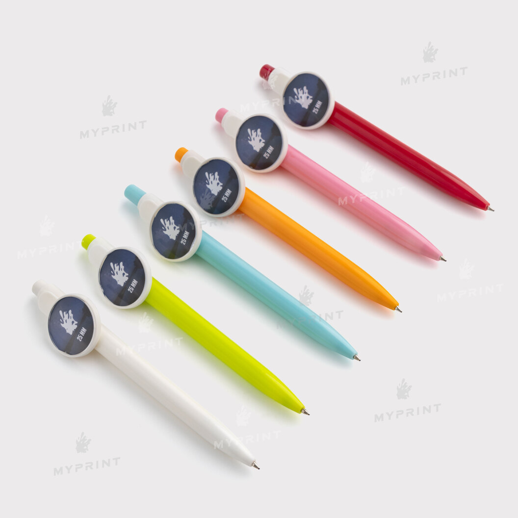 Заготовка для ручки самозбірна блакитна 25 мм (7011) - фото 3 Заготовка для ручки самозбірна блакитна 25 мм (7011) - фото 3 - Обладнання і заготовки для значків магнітів брелоків