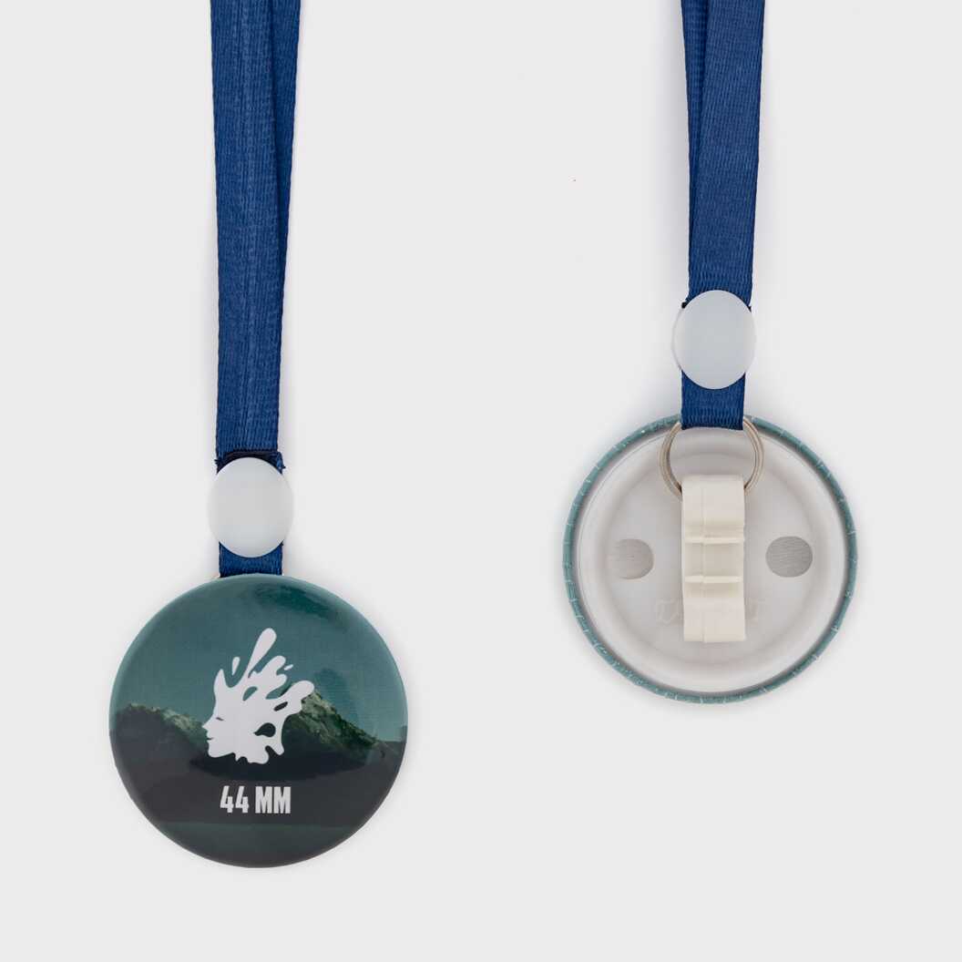 Заготовка для закатної медалі 44 мм з синьою стрічкою (6280) - фото 1 Заготовка для закатної медалі 44 мм з синьою стрічкою (6280) - фото 1 - Обладнання і заготовки для значків магнітів брелоків