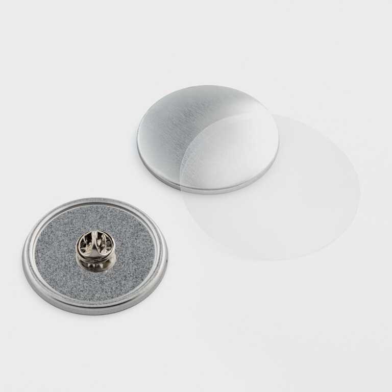 Заготовка для закатного значка метелика 44 мм (7001) 