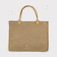 Сумка для сублимации (Tote bag) льняная бежевая 45*34*18,5 см (12356) - фото 2 Сумка для сублимации (Tote bag) льняная бежевая 45*34*18,5 см (12356) - фото 2 - Заготовки для сублимации