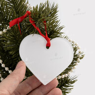 Ялинкова іграшка для сублімації у формі серця акрилова одностороння 76,2*65,8 мм, товщина 3 мм (12212) - фото 6 Ялинкова іграшка для сублімації у формі серця акрилова одностороння 76,2*65,8 мм, товщина 3 мм (12212) - фото 6 - Заготовки для сублімації