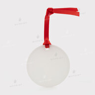 Ялинкова іграшка для сублімації кругла акрилова одностороння 69,8 мм, товщина 3 мм (12214) - фото 1 Ялинкова іграшка для сублімації кругла акрилова одностороння 69,8 мм, товщина 3 мм (12214) - фото 1 - Заготовки для сублімації