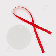 Ялинкова іграшка для сублімації кругла акрилова одностороння 69,8 мм, товщина 3 мм (12214) - фото 3 Ялинкова іграшка для сублімації кругла акрилова одностороння 69,8 мм, товщина 3 мм (12214) - фото 3 - Заготовки для сублімації