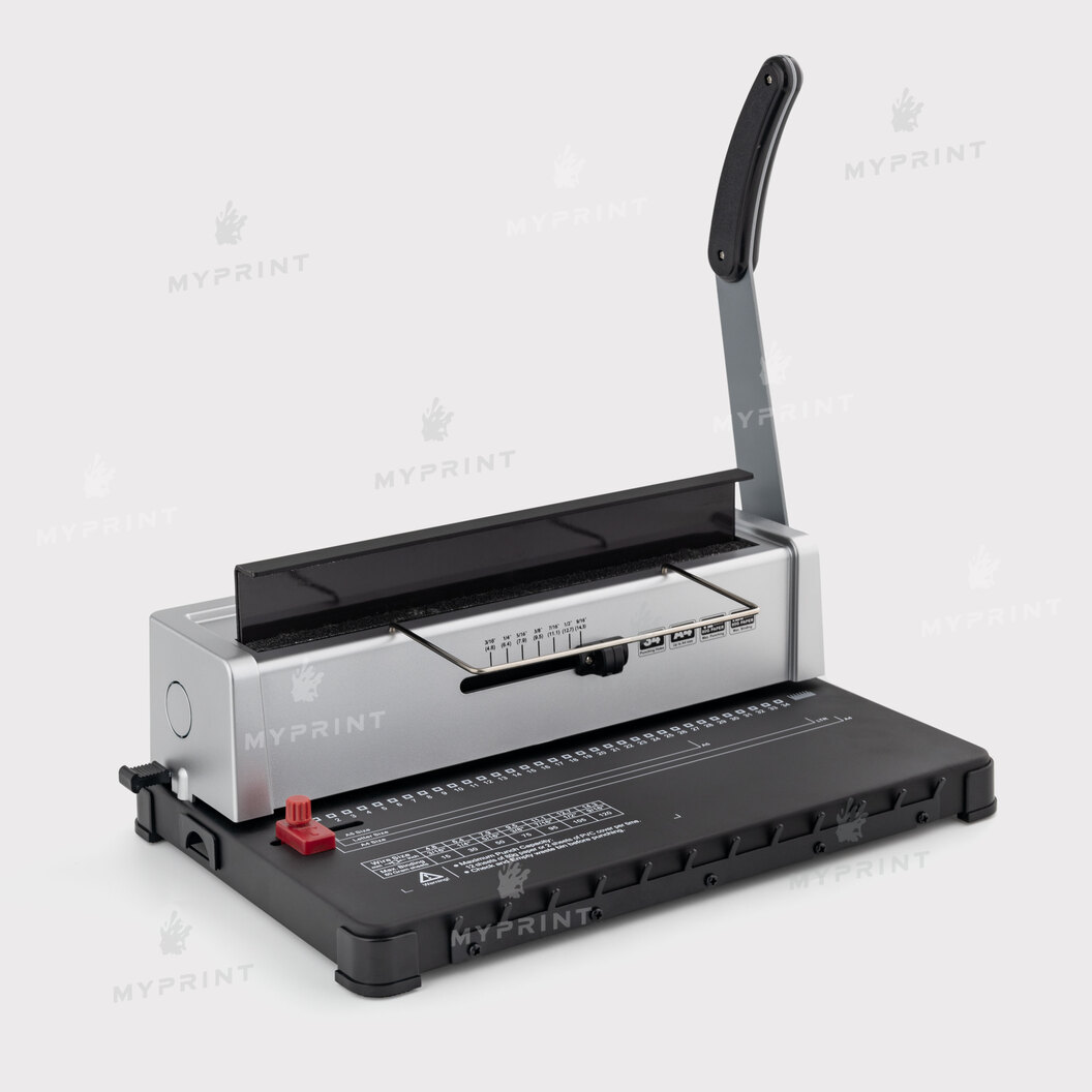Manual bookbinder with metal spring 3:1 (34 holes) (12382) - фото 3 - Printing equipment and materials