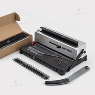 Manual bookbinder with metal spring 3:1 (34 holes) (12382) - фото 6 - Printing equipment and materials