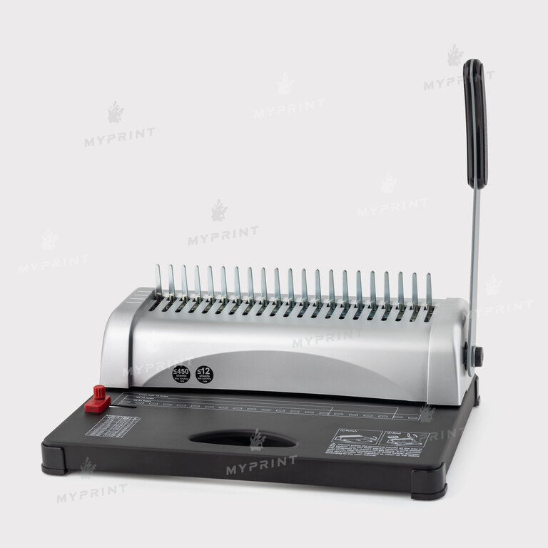 Брошюровщик (биндер) ручной на пластиковую гребенку (21 отверстие) (12383) 