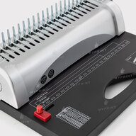 Брошюровщик (биндер) ручной на пластиковую гребенку (21 отверстие) (12383) - фото 4 Брошюровщик (биндер) ручной на пластиковую гребенку (21 отверстие) (12383) - фото 4 - Полиграфическое оборудование и материалы