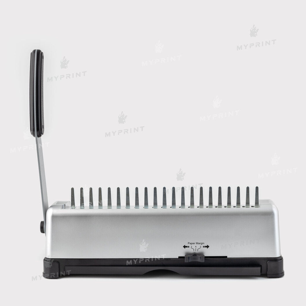 Брошюровщик (биндер) ручной на пластиковую гребенку (21 отверстие) (12383) - фото 5 Брошюровщик (биндер) ручной на пластиковую гребенку (21 отверстие) (12383) - фото 5 - Полиграфическое оборудование и материалы