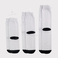 Носки для сублимации Style A белые с черным носком и пяткой 35 см (12126) - фото 3 Носки для сублимации Style A белые с черным носком и пяткой 35 см (12126) - фото 3 - Заготовки для сублимации