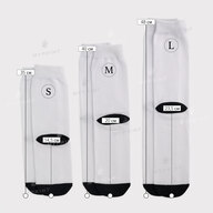 Носки для сублимации Style A белые с черным носком и пяткой 48 см (12128) - фото 4 Носки для сублимации Style A белые с черным носком и пяткой 48 см (12128) - фото 4 - Заготовки для сублимации